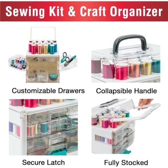 SINGER ProSeries Sew-It-Goes 356 Piece Sewing Kit and Storage System - Picture 5 of 7